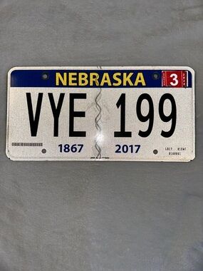 Nebraska- License Plate